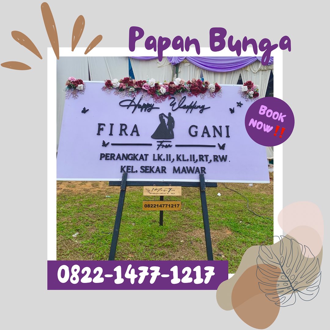 Contoh Karangan Bunga 5